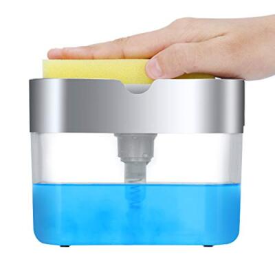 Dispensador de jabón liquido, ideal para usar en la cocina