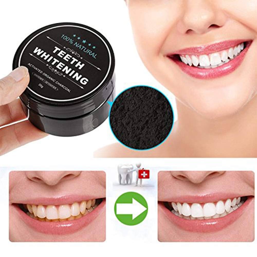 ✨ Polvo Negro Blanqueador de Dientes – Sonríe con Confianza ✨