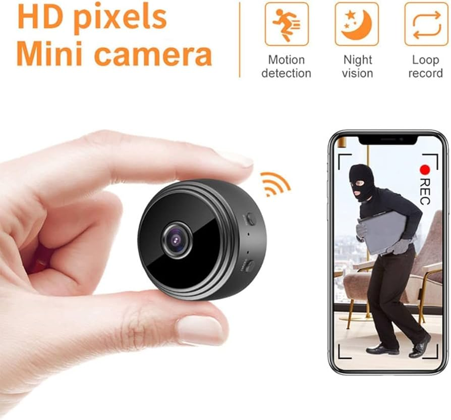 MINI CAMARA A9 1080p Inalámbrica Wifi Smart Home Vigilancia