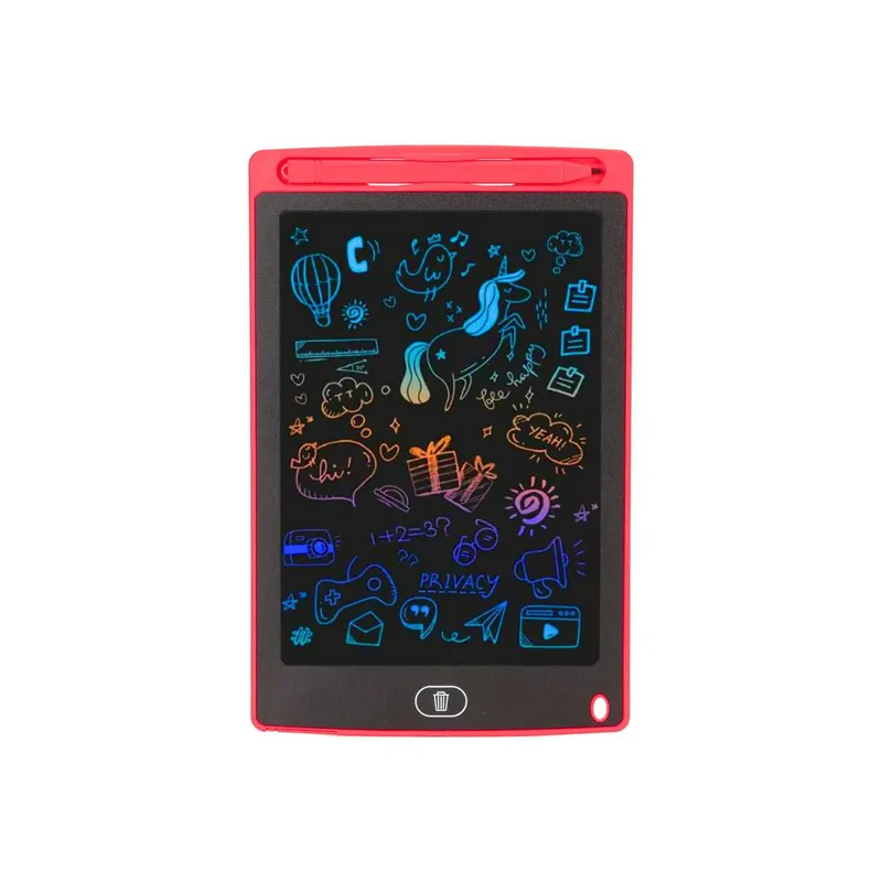 ✨ Pizarra Mágica LCD 8.5″ Roja – Diversión y creatividad sin límites ✨