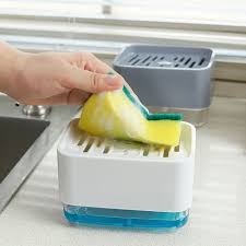 Dispensador de jabón liquido, ideal para usar en la cocina