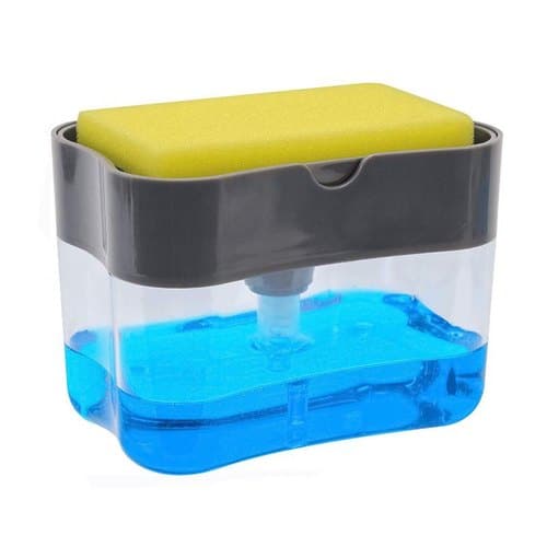 Dispensador de jabón liquido, ideal para usar en la cocina