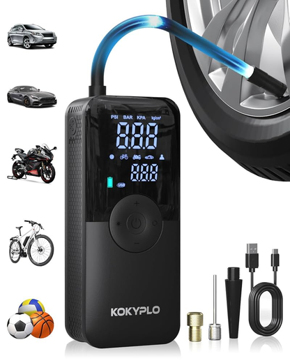 💨🔋 Compresor Portátil Inalámbrico – ¡Infla lo que quieras, donde quieras!